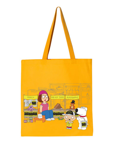 Family Guy Stewie Con (Stewie's Room) heavy canvas grocery tote