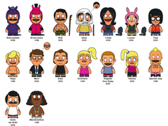 (Mystery/Blind Box) Bob's Burgers Kid Robot 3" Series 2 blindbox